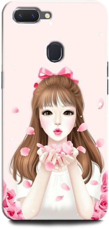 WallCraft Back Cover for OPPO A11K, CPH2083 GIRL, ANIME, PINK, LOVELY GIRL, CARTOON, CUTE GIRL, DOLL  (Multicolor, Dual Protection, Pack of: 1)