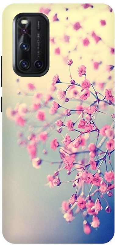 THE NARAYANA COLLECTIONS Back Cover for VIVO V19-1933-FOOL,ROSES,GULAB,FLOWER  (Multicolor, Hard Case, Pack of: 1)