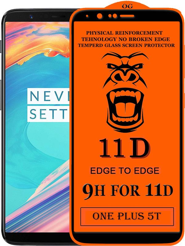 Xester Edge To Edge Tempered Glass for OnePlus 5T  (Pack of 1)
