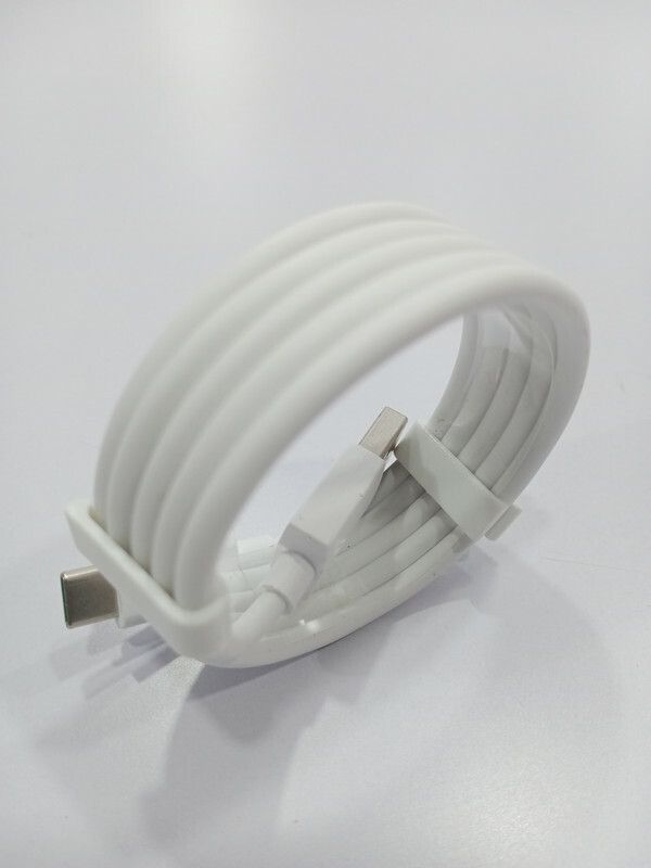 AYUVEDA USB Type C Cable 6.5 A 1.00428999999996 m Copper Braiding Mi usb cable type c  (Compatible with For MOTOROLA EDGE PLUS / ONE / ONE POWER / ONE FUSION PLUS / ONE MACRO, White, One Cable)