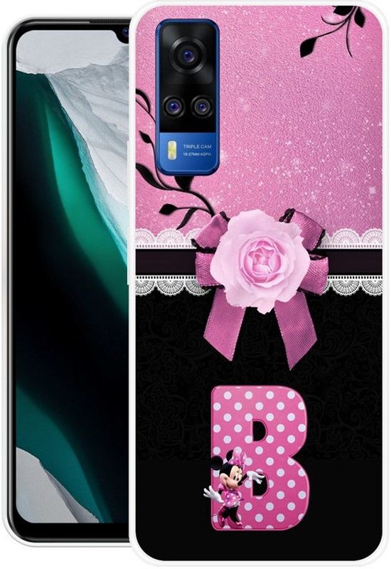 Designer Cover Back Cover for Vivo Y53s NFC  (Multicolor, Grip Case, Silicon, Pack of: 1)
