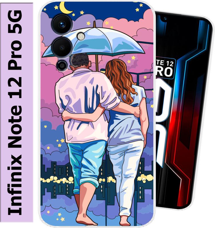 Tokito Back Cover for Infinix Note 12 Pro 5G  (Multicolor, Grip Case, Silicon, Pack of: 1)