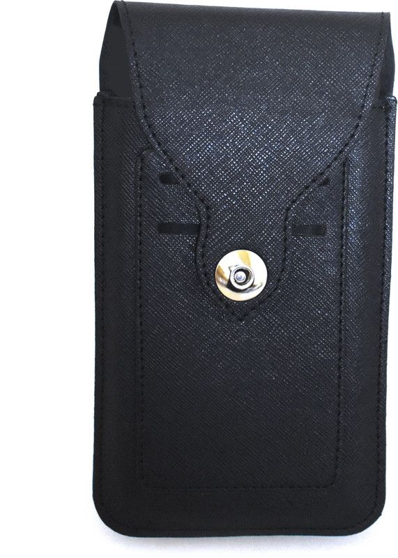 MARSHLAND Pouch for Mobile Belt Clip, Case 7 inch, Mobile Belt Pouch  (Black, Cases with Holder, Pack of: 1)