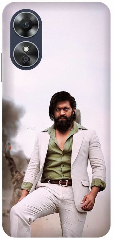 Dimora Back Cover for OPPO A17 ,YASH KGF ROCKING STAR ROCKY BHAI  (Multicolor, Hard Case, Pack of: 1)