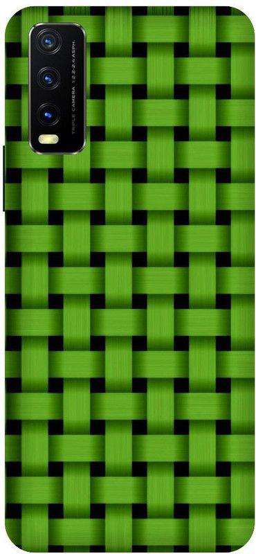 SSMORYA Back Cover for Vivo Y20, Vivo Y20i, Green Printed  (Multicolor, Hard Case, Pack of: 1)