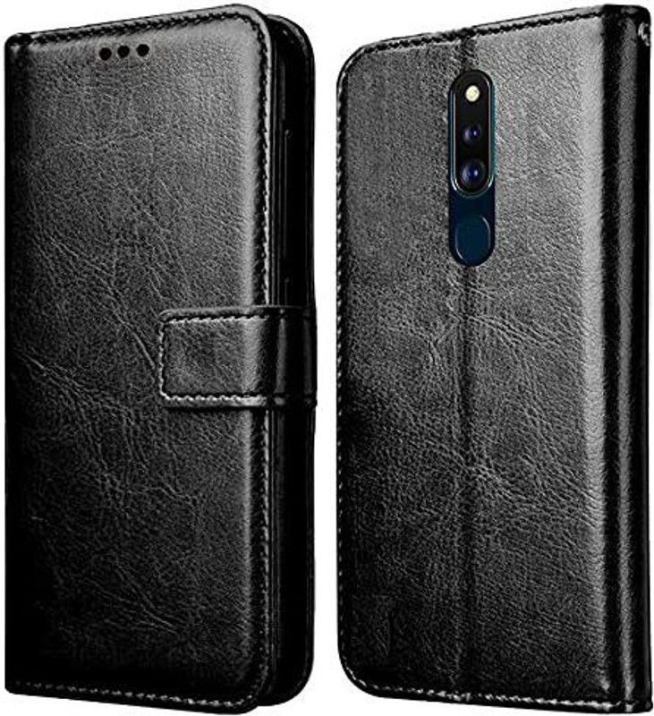B.D.A Flip Cover for Oppo F11 PRO  (Black, Pack of: 1)