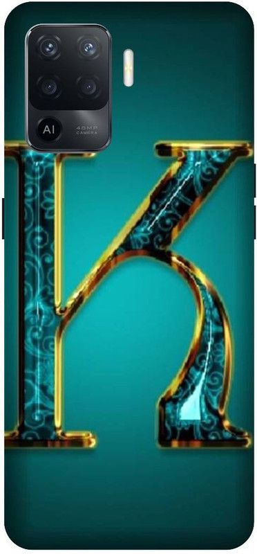 VS PRINT LINK Back Cover for OPPO F19 Pro (4G) , CPH2285 , K letter,K name K word , Printed Back Cover  (Green, Hard Case, Pack of: 1)