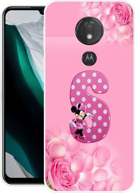 INDIALAND Back Cover for Moto G7 Power  (Pink, Grip Case, Silicon, Pack of: 1)