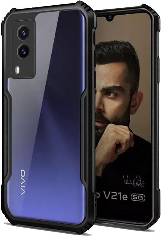 xvx Back Cover for Vivo V21E 5G  (Transparent, Flexible, Silicon, Pack of: 1)