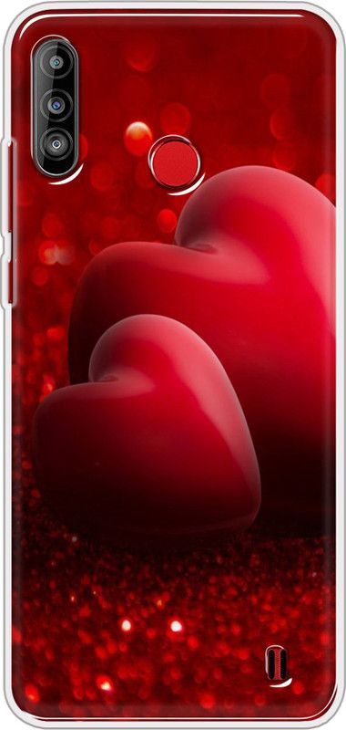 Hansviprint Back Cover for Lava Z4  (Red, Grip Case, Silicon)