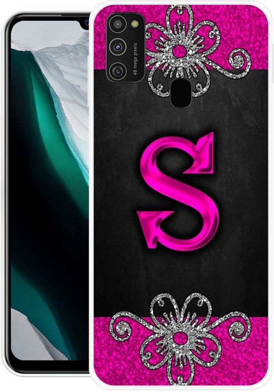 FITESTAR Back Cover for Samsung Galaxy M21, Samsung Galaxy M30s  (Black, Pink, Grip Case, Silicon, Pack of: 1)