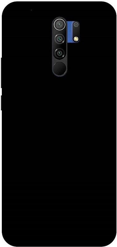 URCHIN Back Cover for Redmi 9 prime black, Black, Dark, Empty, Blank, Dark, Black  (Multicolor, Shock Proof, Pack of: 1)