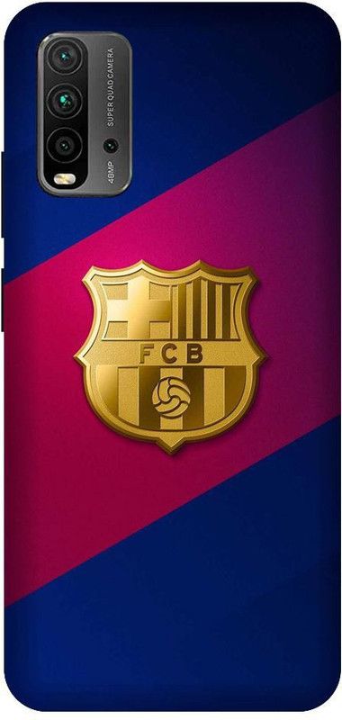 URCHIN Back Cover for Redmi 9 Power FCB, Barcelona, Football club, Messi, Sports, Football  (Multicolor, Shock Proof)