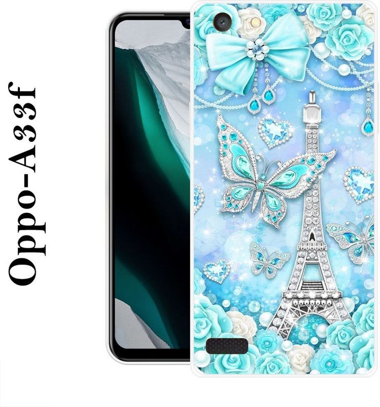 redfly Back Cover for Oppo A33f  (Blue, Grip Case, Silicon)