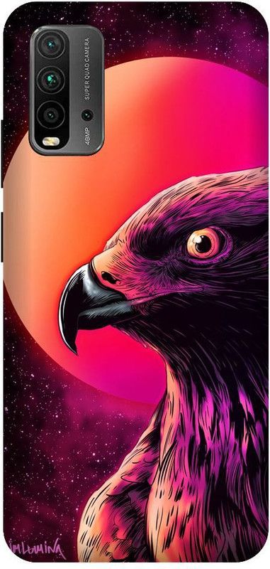 URCHIN Back Cover for Redmi 9 Power Eagle, Dark, Illuminati, Cool  (Multicolor, Shock Proof, Pack of: 1)
