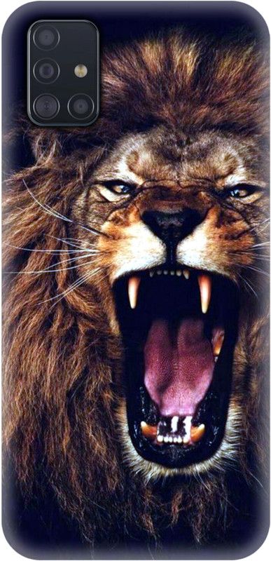 Smutty Back Cover for Samsung Galaxy M51, SM-M515F, SM-M515F/DSN - Angry Lion Print  (Multicolor, Hard Case)