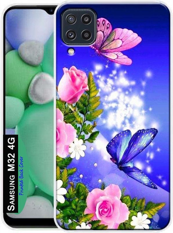 MORITZ Back Cover for Samsung Galaxy M32 4G, Samsung M205  (Multicolor, Dual Protection, Silicon, Pack of: 1)