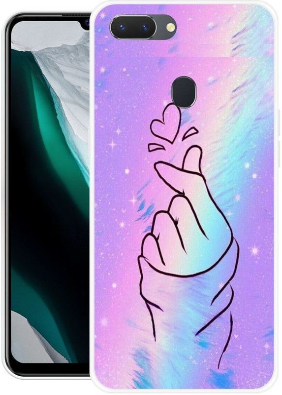 MUSKAY Back Cover for Realme 2, Oppo A5  (Multicolor, Grip Case, Silicon, Pack of: 1)