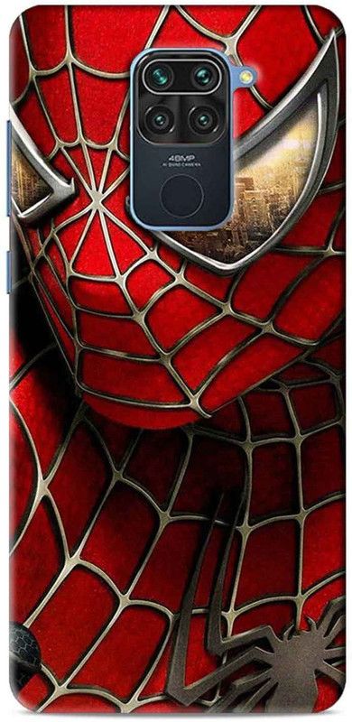 NDCOM Back Cover for Redmi Note 9 Avengers Spider Man Printed  (Multicolor, Hard Case, Pack of: 1)