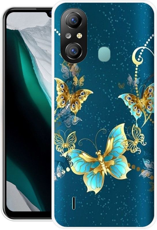 SHIVKUDI Back Cover for Itel A49  (Multicolor, Grip Case, Silicon, Pack of: 1)