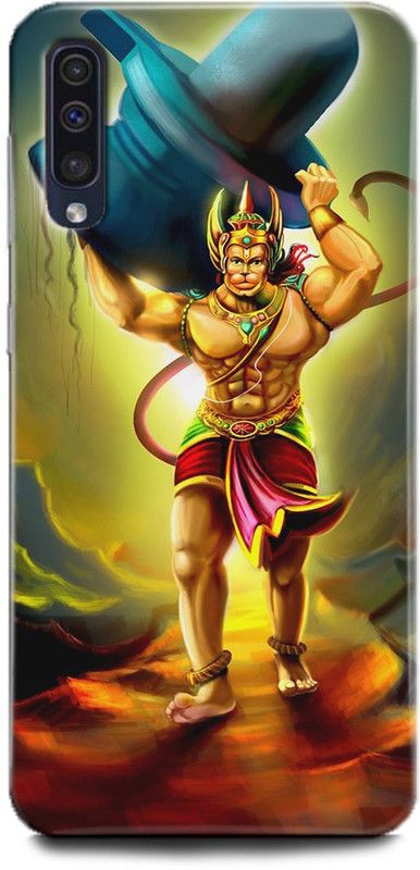 INDICRAFT Back Cover for Samsung Galaxy A50s, Hanuman, Printed  (Multicolor, Shock Proof, Pack of: 1)