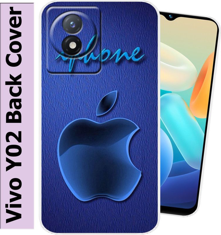 SmartGoldista Back Cover for Vivo Y02  (Multicolor, Flexible, Silicon, Pack of: 1)