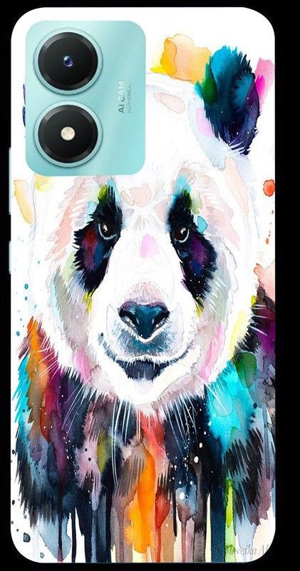PUTKU CREATIONS Back Cover for VIVO Y02S  (Multicolor, Grip Case)