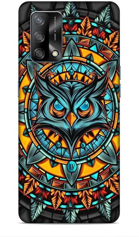 SmashItUp Back Cover for Oppo F19 Eagle / Bird / Unique Design / Pattern  (Multicolor, Hard Case)