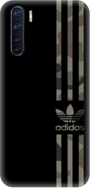 Smutty Back Cover for Oppo F15, CPH2001 - Adidas Cameo Print  (Multicolor, Hard Case, Pack of: 1)