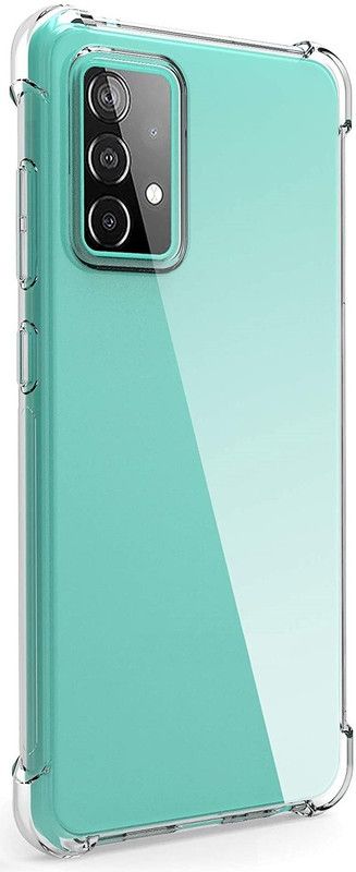 CELLCAMPUS Flip Cover for Samsung A52, Galaxy A52  (Transparent, White, Grip Case, Pack of: 1)