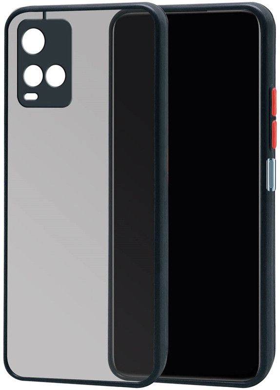 kentop Bumper Case for Vivo Y33s, Vivo Y21s, Vivo Y33T, Vivo Y21 2021, Vivo Y21T, Vivo Y21A, Vivo Y21E  (Black, Shock Proof, Pack of: 1)