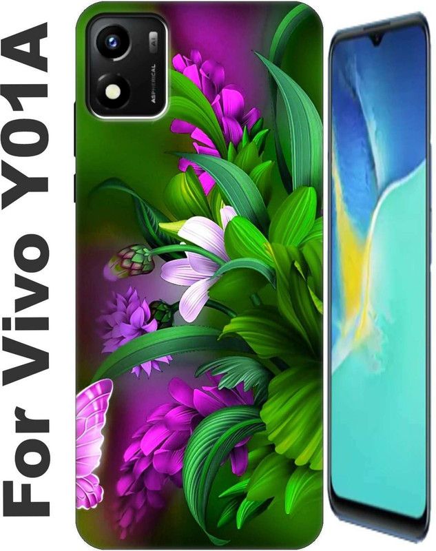 RDcon Back Cover for Vivo Y01A 2598  (Beige, Anti-radiation, Silicon, Pack of: 1)