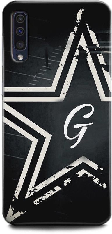 INDICRAFT Back Cover for Samsung Galaxy A50s, G letter, Printed  (Multicolor, Shock Proof, Pack of: 1)