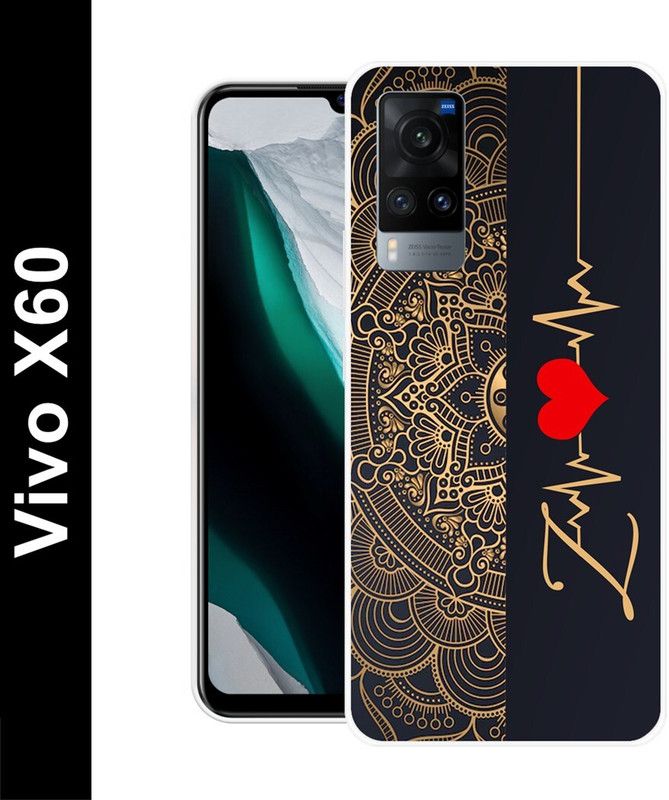 Cravation Back Cover for vivo X60  (Multicolor, Silicon, Pack of: 1)