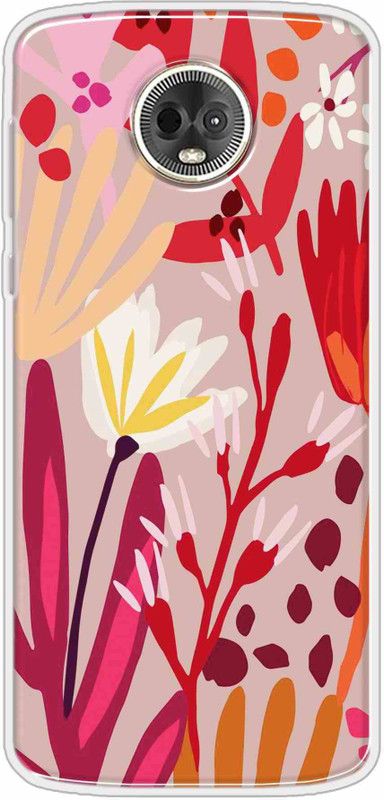 Print Zap Back Cover for Motorola Moto E5 Plus  (Multicolor, Flexible, Silicon, Pack of: 1)