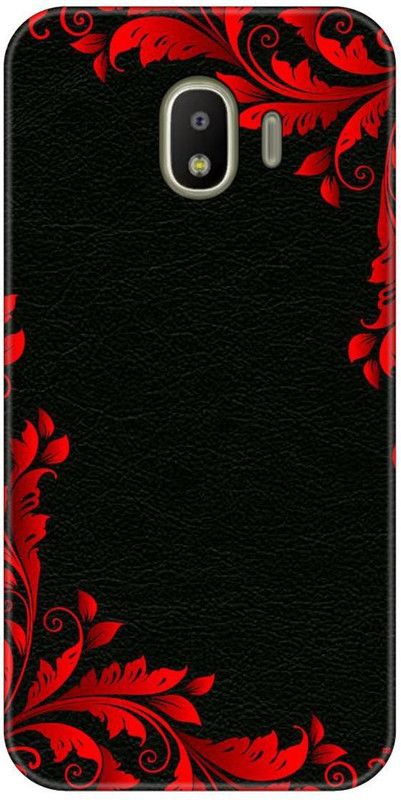 Smutty Back Cover for Samsung Galaxy J2 2018, SM-J250F, SM-J250G - Red Floral Print  (Black, Red, Hard Case, Pack of: 1)