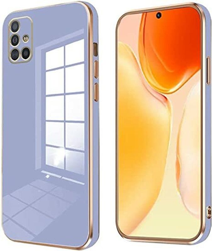 Raunak Back Cover for 6D Crome Mobile Case Samsung Galaxy M51  (Blue, Flexible, Silicon, Pack of: 1)