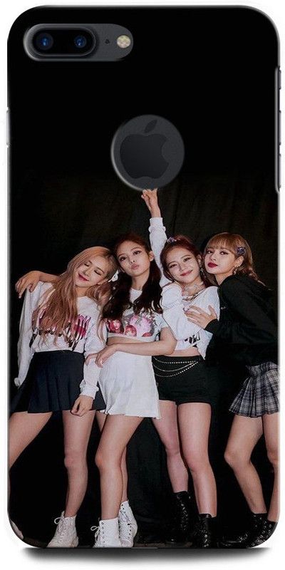 ORBIQE Back Cover for APPLE iPhone 8 Plus MQ8F2HN LISA, JENNIE, ROSE, JISOO, BLACK PINK GIRL  (Multicolor, Hard Case)