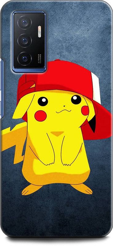 KEYCENT Back Cover for Vivo V23e 5G, V2126 PIKACHU, POKEMON, GAME ,CARTOON  (Multicolor, Shock Proof, Pack of: 1)