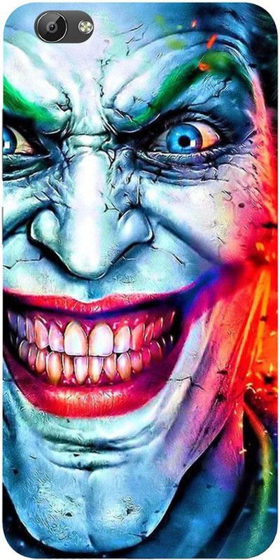 Golden Mask Back Cover for Vivo V5s Multicolor Joker  (Multicolor, Waterproof, Silicon, Pack of: 1)