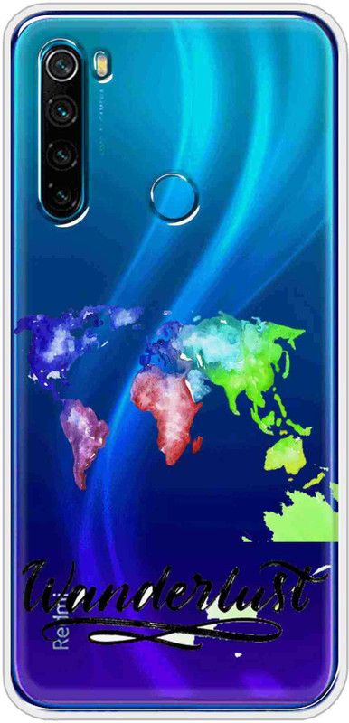 Snazzy Back Cover for Mi Redmi Note 8  (Transparent, Grip Case, Silicon, Pack of: 1)