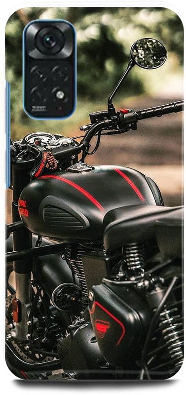 play fast Back Cover for Redmi Note 11 ROYAL, ENFIELD, BULLET, CLASSIC, BIKE, LOVER, RACER  (Grey, Hard Case, Pack of: 1)