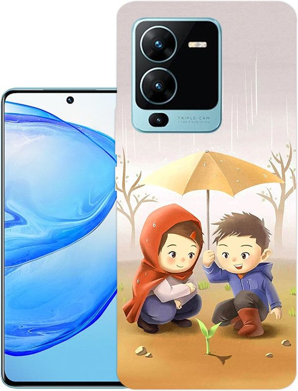 kridha Back Cover for Vivo V25 Pro back cover | Vivo V2158 back cover | Vivo V25 Pro / Vivo V2158 | Design_128  (Multicolor, Flexible, Silicon, Pack of: 1)