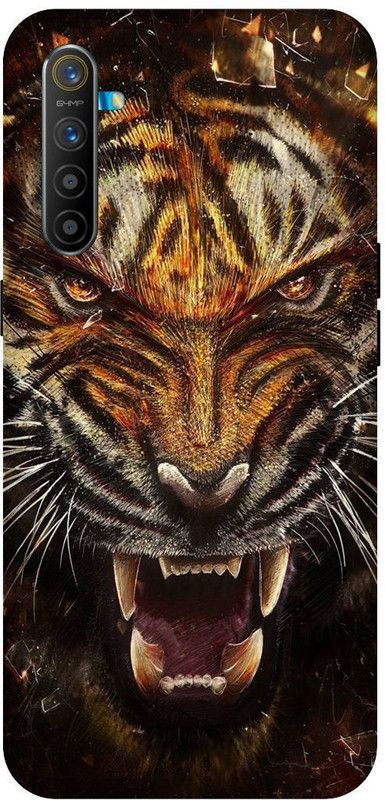 SSMORYA Back Cover for Realme XT King Lion Printed Back cover  (Multicolor, Waterproof)