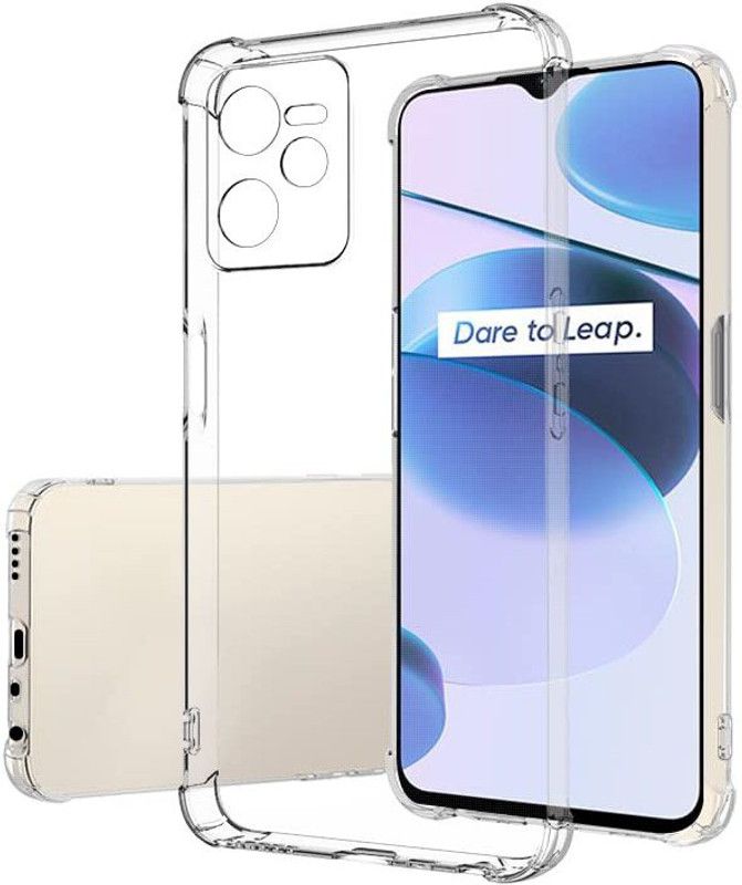 DSCASE Back Cover for Realme Narzo 50A Prime  (Transparent, Shock Proof, Silicon, Pack of: 1)