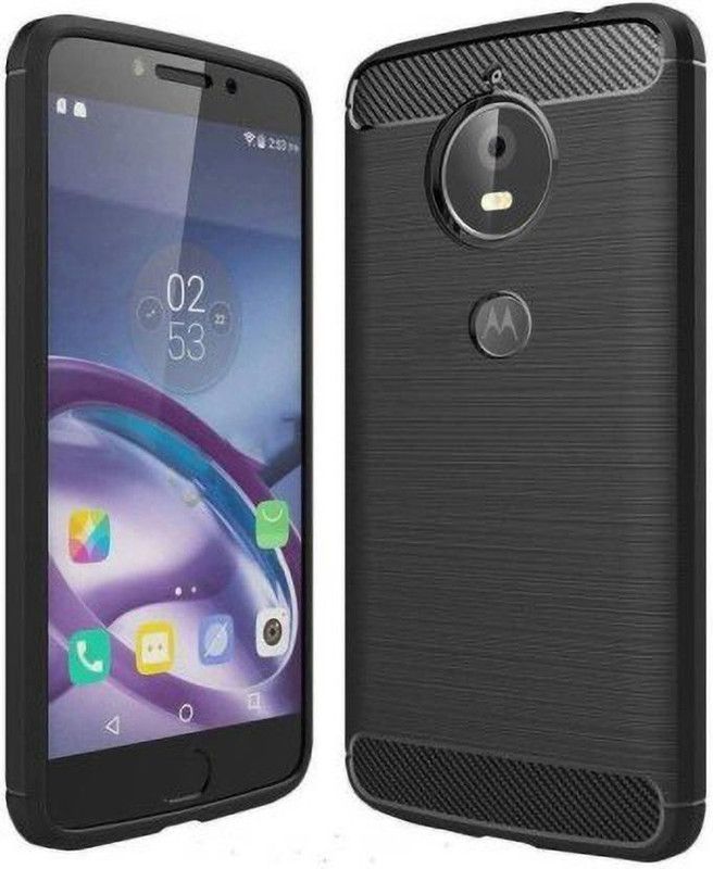 Trendzcase Back Cover for Motorola Moto E4 Plus  (Black, Pack of: 1)