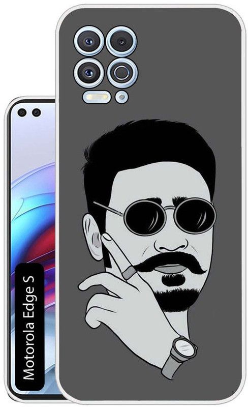 Flipkart SmartBuy Back Cover for Motorola Edge S  (Grey, White, Dual Protection, Silicon, Pack of: 1)