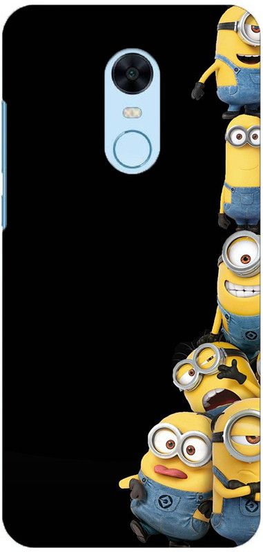NDCOM Back Cover for Redmi 5 Minions Printed  (Multicolor, Hard Case, Pack of: 1)