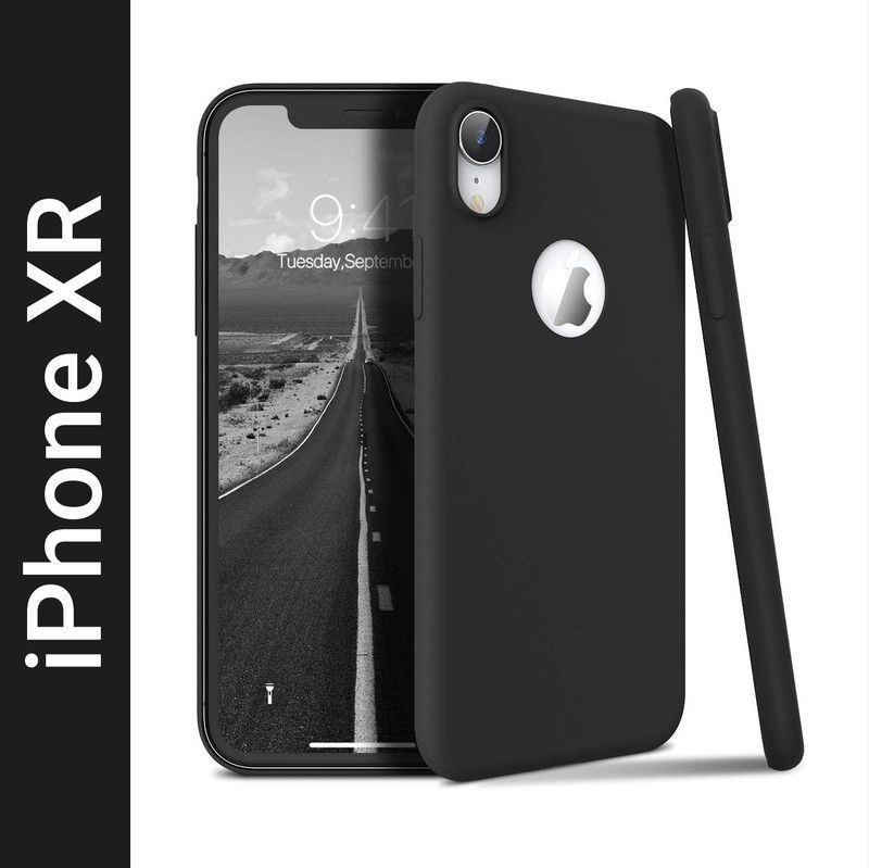 Power Back Cover for Apple iPhone XR  (Black, Pack of: 1)