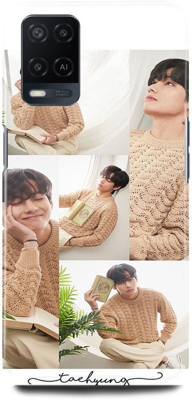 FRONK Back Cover for OPPO A54, CPH2239, BTS, ARMY, LOVE, MUSIC, KOREAN, SINGERS  (White, Hard Case, Pack of: 1)